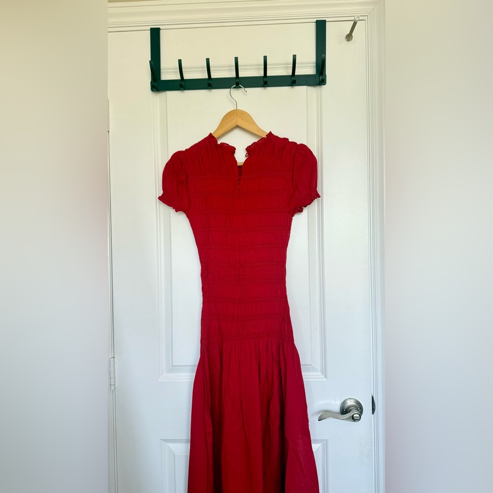 Reformation Kiria Dress in Lipstick Red. Brand new without tags, never worn. - Picture 11 of 16
